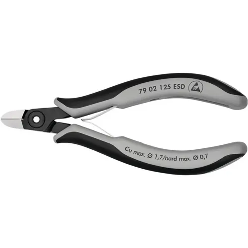 Knipex, Knipex 79 42 125 ESD ESD Seitenschneider ohne Facette 125 mm
