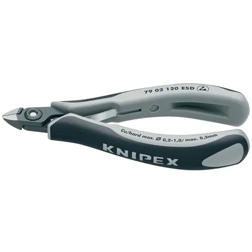 Knipex, Knipex 79 02 120 ESD ESD Seitenschneider mit Facette 120 mm