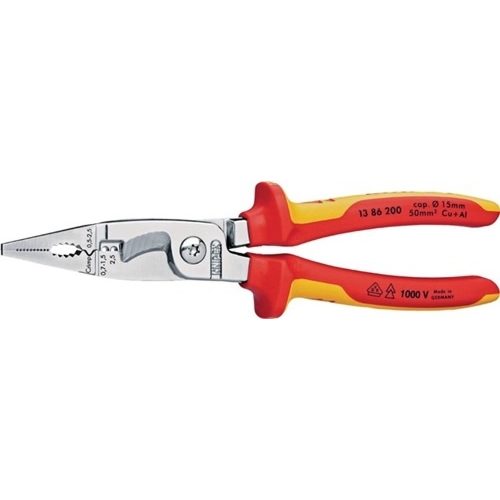 Knipex, Knipex 13 86 200 13 86 200 Multifunktionszange 50 mm² (max) 0 (max) 15 mm (max)