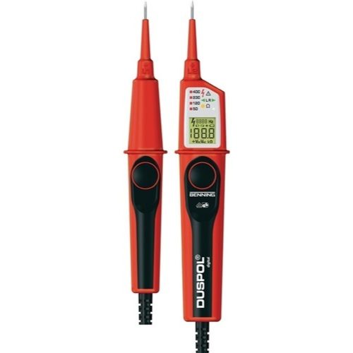 Benning, Benning DUSPOL digital Zweipoliger Spannungsprüfer CAT III 1000 V, CAT IV 600 V LCD, Vibration, Akustik
