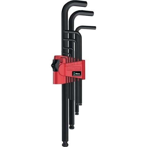 Wera, Wera 950 PKL/9 BM N Innen-Sechskant Winkelschraubendreher-Set 1.5 mm, 2 mm, 2.5 mm, 3 mm, 4 mm, 5 mm, 6 mm, 8 mm, 10 mm