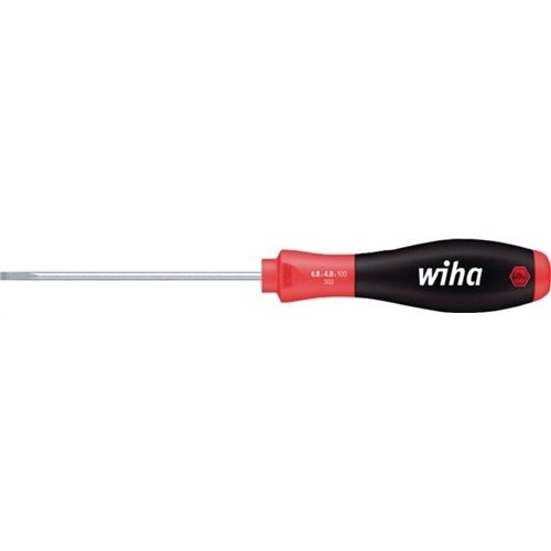Wiha, Wiha SoftFinish 302 Werkstatt Schlitz-Schraubendreher Klingenbreite: 2.5 mm Klingenlänge: 75 mm DIN EN 61340-5-1