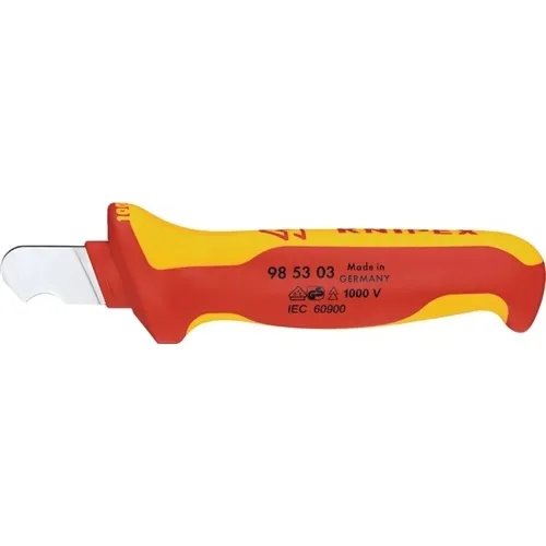 Knipex, Knipex 98 53 03 Kabelmesser Geeignet für Rundkabel