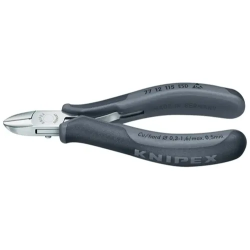 Knipex, Knipex 77 02 77 02 115 ESD ESD Seitenschneider mit Facette 115 mm