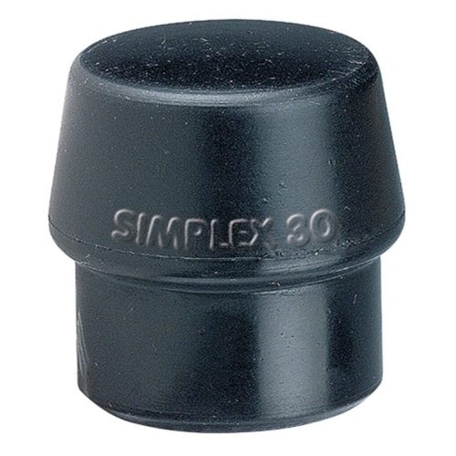 Halder, Schonhammerkopf SIMPLEX Kopf-Ø 40mm Gum.schwarz mittelh.HALDER