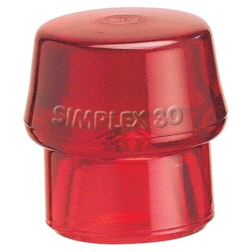 Halder, Schonhammerkopf SIMPLEX Kopf-Ø 50mm Plastik rot hart HALDER