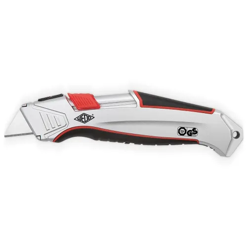 WEDO, Sicherheitsmesser Wedo® Safety Cutter ALU, automat. Klingenrückzug, für Rechts-/Linkshänder, mit Ersatzklinge