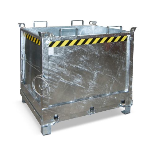 Bauer, Bauer® Klappbodenbehälter, 3-fach stapelbar, verzinkt, TK 1.250 kg, Volumen 1 m³
