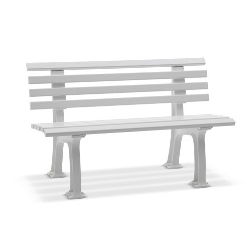 Blome, Gartenbank, 2-Sitzer, L 1200 mm, weiss