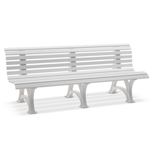 Blome, Parkbank, 4-Sitzer, L 2000 mm, weiss