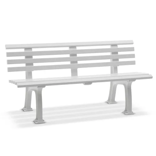 Blome, Gartenbank, 3-Sitzer, L 1500 mm, weiss
