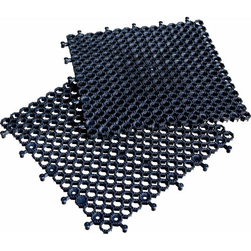 miltex, Stecksystem YOGA GRIP ULTRA, LxB 500 x 500 mm, VE 4 Stk, schwarz Miltex