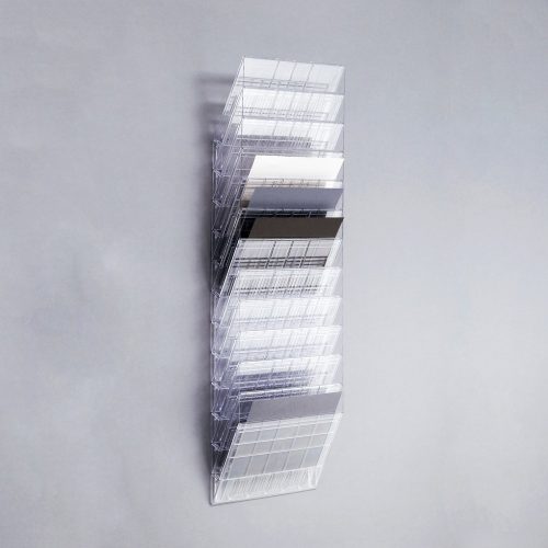 DURABLE Prospekthalter Flexiboxx, 12x DIN A4, Querformat, transparent