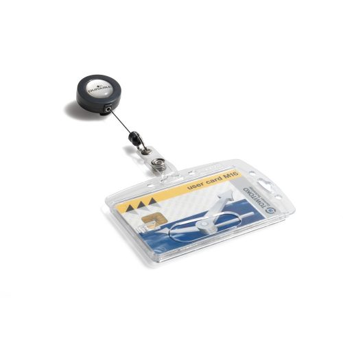DURABLE, DURABLE Hartbox f&uuml;r Ausweis 8012/19 mit Jojo, 54x85mm 10 Stk.