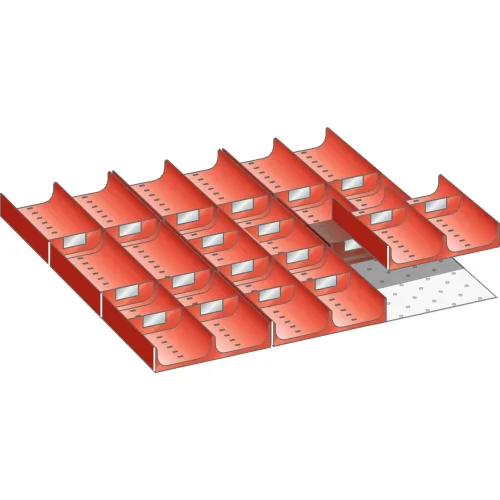 Lista, Lista Einteilungsmaterial EM-Satz 27x27 Mulden | 7.5 cm