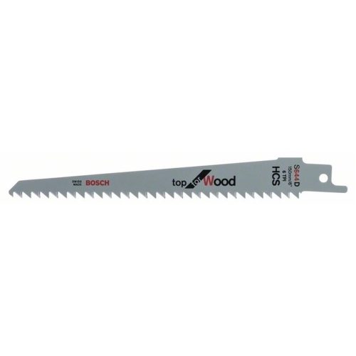 Bosch Accessories, Bosch Accessories 2608650676 Säbelsägeblatt S 1531 L, Top for Wood, 5er-Pack Sägeblatt-Länge 240 mm 5 St.