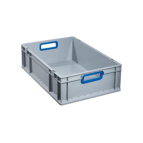 Allit Eurobox, mit blauen Grifföffnungen, HxBxT 170 x 600 x 400 mm, 34 Liter