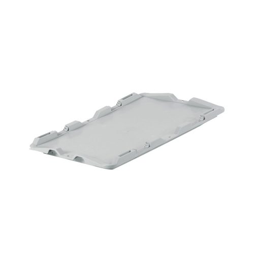 kaiserkraft, kaiserkraft Auflagedeckel, Polypropylen, grau, für LxB 600 x 400 mm, VE 2 Stk