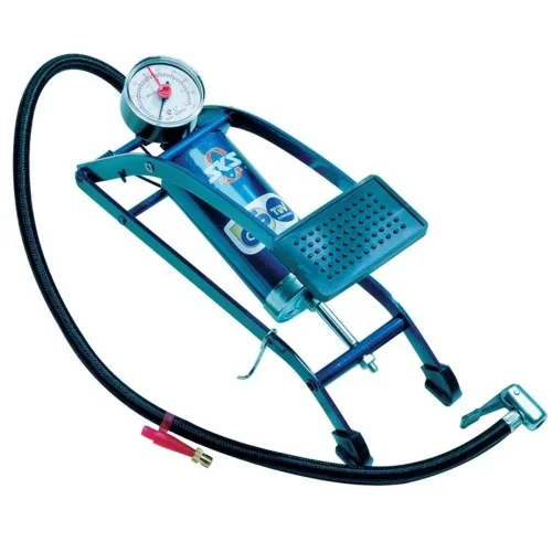 Fussluftpumpe 5bar Einzelzylinder m.Manometer