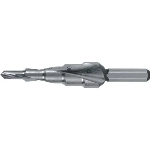 RUKO Stufenbohrer Bohrber.6-32mm HSS Spiralnut Stufen 8