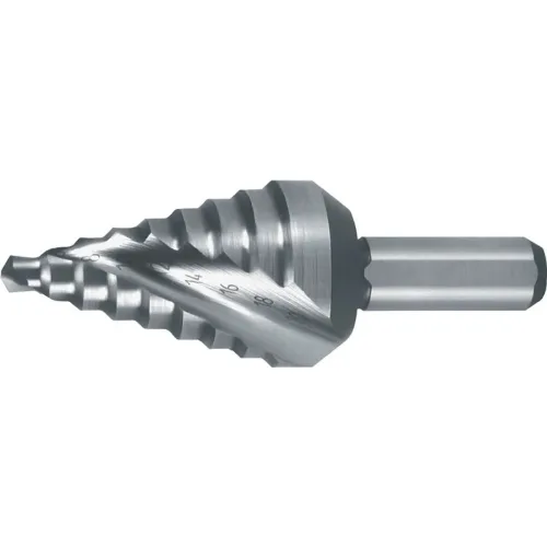 RUKO Stufenbohrer Bohrber.4-12mm HSS Spiralnut