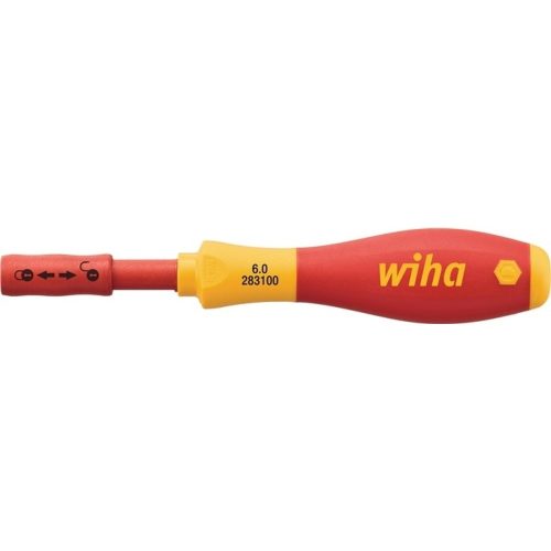 Wiha, Wiha Wiha 2831 - Schraubendrehergriff - 6 mm VDE Umsteckgriff Griff-Durchmesser: 30 mm Grifflänge: 11 mm