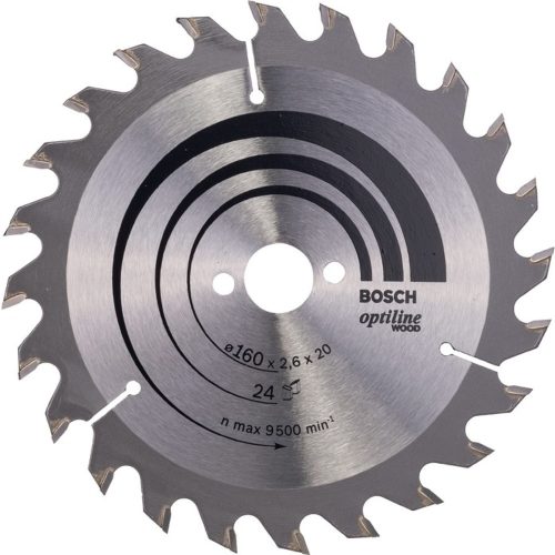 Bosch Accessories, Bosch Accessories Optiline Wood 2608640729 Hartmetall Kreissägeblatt 250 x 30 x 3.2 mm Zähneanzahl: 60 1 St.