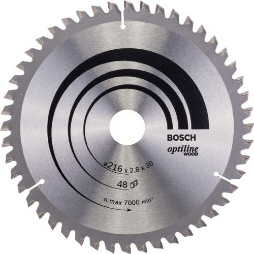 Bosch Accessories, Bosch Accessories Optiline 2608640645 Hartmetall Kreissägeblatt 250 x 30 x 3.2 mm Zähneanzahl: 80 1 St.