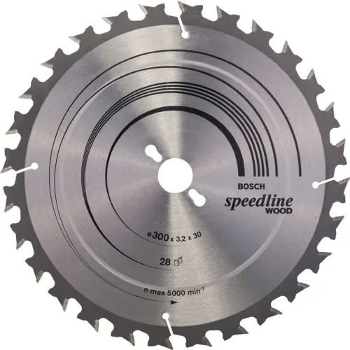 Bosch Accessories, Bosch Accessories Standard for Wood Speed 2608640680 Hartmetall Kreissägeblatt 250 x 30 x 3.2 mm Zähneanzahl: 24 1 St.