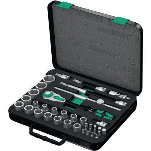 Wera 8100 SC 2 Zyklop Steckschlüsselsatz metrisch 1/2 (12.5 mm) 37teilig 05003645001