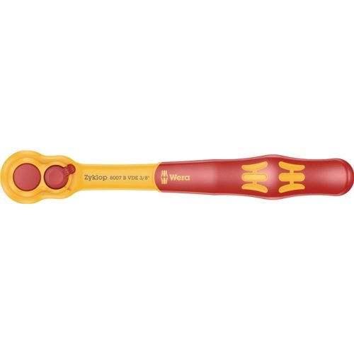 Wera 8007 B VDE Zyklop 05004966001 Umschaltknarre 3/8 (10 mm) 222 mm