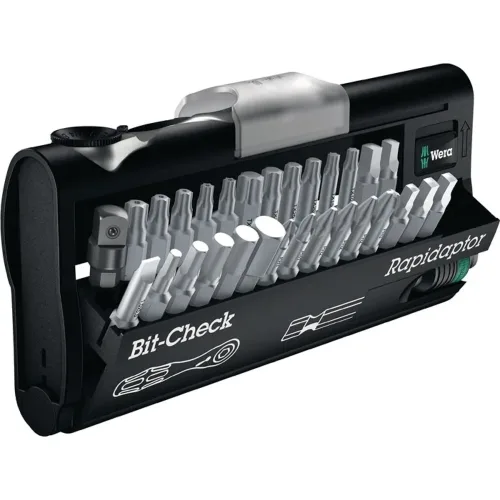 Wera, Wera BC BR 30 8001 A SB 05073640001 Bit-Set 31teilig Schlitz, Kreuzschlitz Phillips, Kreuzschlitz Pozidriv,