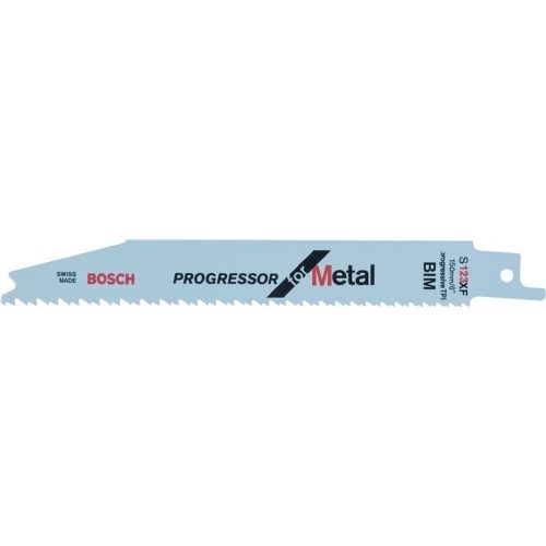 Bosch Accessories, Bosch Accessories 2608654416 Säbelsägeblatt S 123 XF Progressor for Metal, 100er-Pack Sägeblatt-Länge 150 mm 100 St.