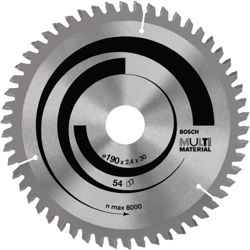 Bosch Accessories, Bosch Accessories Multi Material 2608640503 Hartmetall Kreissägeblatt 160 x 20 x 2.4 mm Zähneanzahl: 42 1 St.