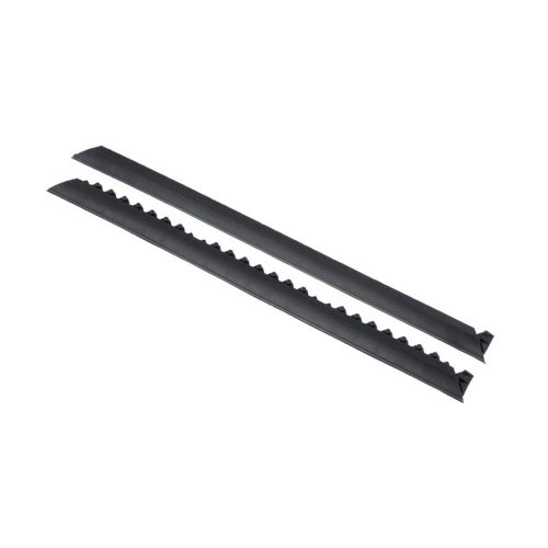 Kantenleisten für NoTrax Bodenplatten-Stecksystem Montage-Arbeitsplätze, weiblich, BxL 50 x 910 mm, schwarz