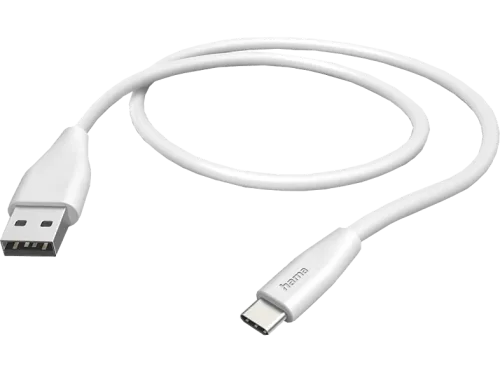 HAMA 00125101 - Ladekabel, 1.5 m, 480 Mbit/s, Weiss