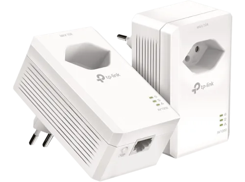 TP-Link, TP-LINK AV1000 GB PassT. Powerline TL-PA7017P KIT(CH) 1000 Mbps Starter Kit