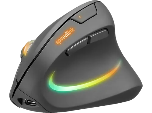 speedlink, SPEEDLINK PIAVO PRO Illum. Ergo Mouse SL-630026-BK Wireless,Rechargeable,Black