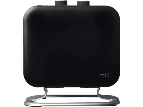 Mill, Mill Compact Fan Heater with Alu foot - black Heizlüfter – schwarz
