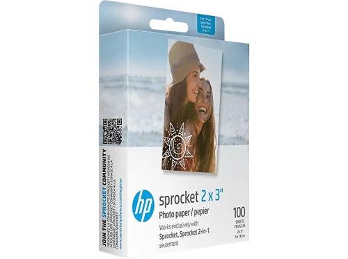 HP, HP Sprocket Premium Zink Fotopapier 5 x 7,6 cm, 100 Blatt