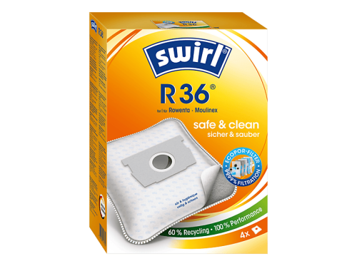 Swirl, Swirl R 36 Staubsäcke – Staubsaugerbeutel/Staubbeutel