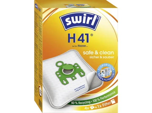 Swirl, Swirl Staubsaugerbeutel "H 41 4 Stück"