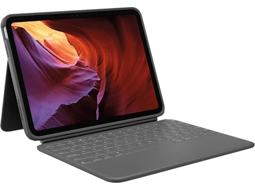 Logitech, Logitech Tablet-Tastatur "Logitech Rugged Folio iPad 10th Gen." ()