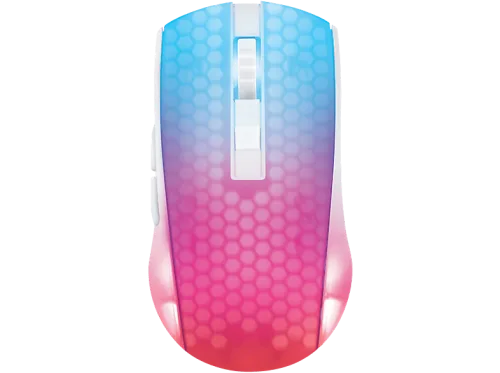 DELTACO, DELTACO - Gaming-Maus, Lightweight Mouse Wirel.RGB, Weiss