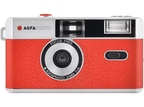 AGFA, AgfaPhoto Reusable Photo Camera 35mm Red Einwegkamera – Einwegkamera/Analogkamera