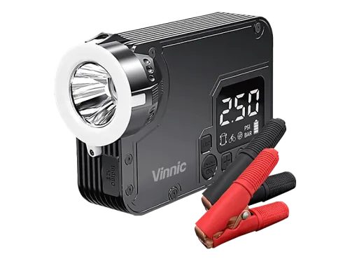 VINNIC, VINNIC 3 in 1 Jumpstarter Air Pump VPCA-A9BK Black