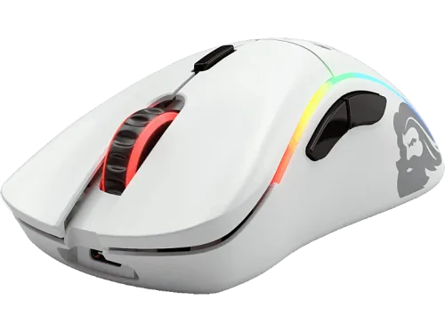 Glorious PC Gaming Race - Model D Wireless Gaming Mouse - matte white, Weiss