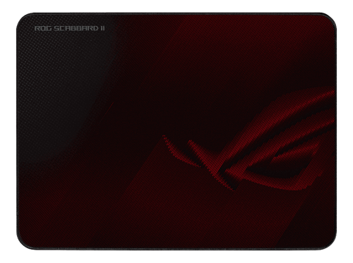 ASUS ROG Scabbard II Medium - Gaming Mauspad (Schwarz/Rot)