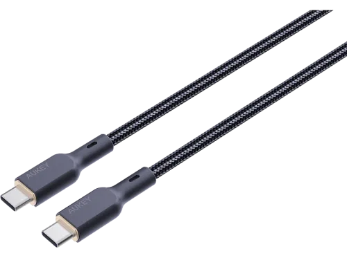 AUKEY, AUKEY Cable USB-C-to-C,Kevlar Core CB-KCC102 1.8m,Nylon Braided,100W,Bl.