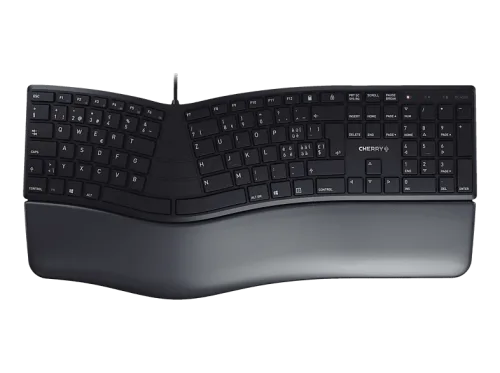 CHERRY, CHERRY KC 4500 ERGO Tastatur USB QWERTZ Schweiz, schwarz